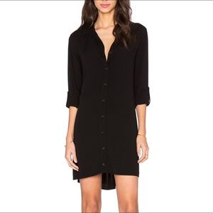 Splendid long sleeve button down dress